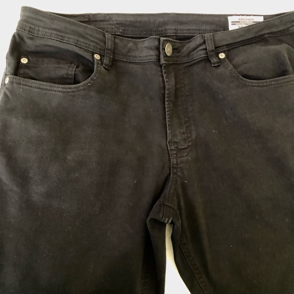 Buffalo David Bitton Black Men's Straight Leg Jeans Archer Fit - Picture 4 of 8